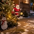 thumbnail image 4 of Ltvvegg 31in Solar Santa Claus Light Decorations, Solar Christmas Lights Outdoor with Stake, Outdoor Waterproof Solar Powered Garden Santa Claus Lights, Christmas Yard Decor, 4 of 7