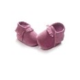 thumbnail image 5 of Kids Baby Shoes PU Suede Leather Newborn Boys Girls Soft Shoes Fringe Soft Soled Non-slip Footwear Crib First Walkers, 5 of 7