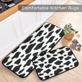 thumbnail image 5 of SKYSONIC Cow Print 2 Pieces Kitchen Rug Cushioned Anti-Fatigue Kitchen Rugs Set for Home Office Laundry,19.7" x 27.6"+19.7" x 47.2", 5 of 7