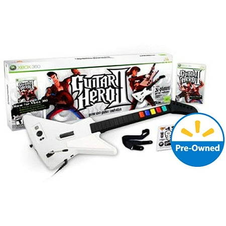 Guitar Hero II - Bundle with Wired Guitar (Xbox 360) - Pre-Owned