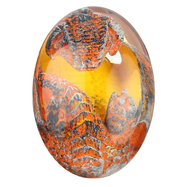 Lava Dinosaurio Huevo Cristal Lava Dragón Huevo Resina Escultura Recuerdo Regalo Para Niños Inevent FN006812-03