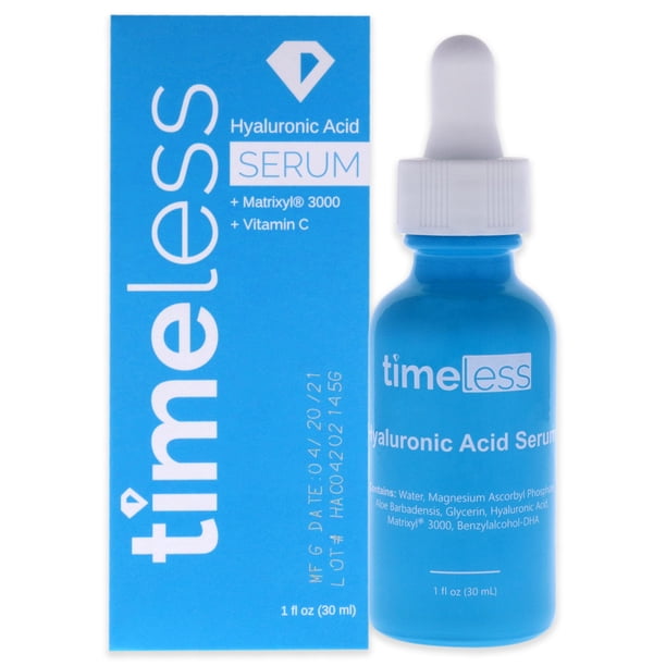 Timeless Suero Suero de ácido hialurónico y vitamina C 1 oz Timeless Skin Care Timeless Suero 1 oz