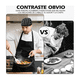 thumbnail image 3 of 6pzs Gorro De Cheff Gorro Para Cocina Estilo Turbante Unisex Rallas Malubero Negro, Blanco, 3 of 4