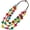 Square, variant on Bohemian Wooden Coconut Shell Wood Beaded Choker Necklace African Ethnic Colorful Long Layered Bib Multilayer Flower Geometric for Women Chunky Party Costume Vaction Jewelry