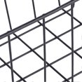 thumbnail image 4 of Lot de 2 paniers de rangement en fil métallique pour congélateur, revêtement PE, noir, pour étagères de réfrigérateur (L 39 cm x l 20 cm x H 20 cm), 4 of 4