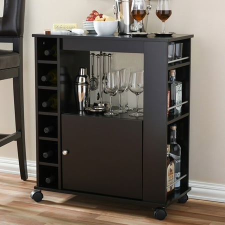 Baxton Studio Ontario Modern And Contemporary Dark Brown Wood Dry Bar Wine Cabinet Canada Baxton Studio Ontario Modern And, Modern Dry Bar And Wine Cabinet