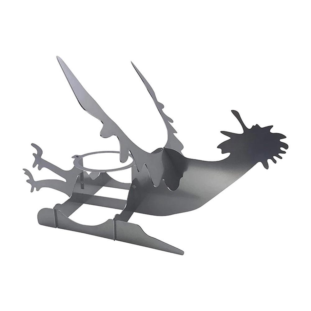 Stainless Steel Grill Beer Can Chicken Stand for Camping Family Gathering and Holiday Roast Rack Kitchen Accessories - image 3 of 3