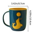 thumbnail image 3 of Mouthwash Mug Household Brushing Cup Convenient Wash Cup Mug Couple Brushing Cup Travel Toothpaste Cup, 3 of 6