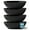 Black/Gold, variant on Posh Setting - Disposable Oval Bowls, Plastic Serving Bowls for Party, Candy Bowl, Chip Bowls for Parties, Clear Serving Bowls, Plastic Bowls, Disposable Serving Bowls, Party Bowls - Clear, 4 Pack