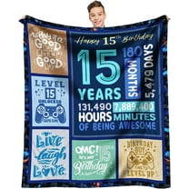 12 Year Old Boy Gifts, Birthday Gifts for Age 12 Boy, Cool Presents for 12 Year Old Boys, Boys 12 yr Old Gift Ideas, 12th Birthday Decorations for Boy Throw Blanket 60 x 50 Inch