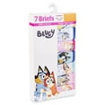 thumbnail image 2 of Bluey Girls Cotton Brief Character Underwear, 7-Pack, Size 4-8, 2 of 5