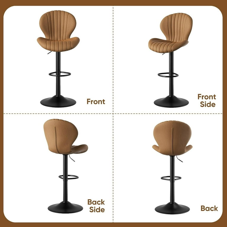 Thibodeaux swivel adjustable height bar stool deals