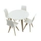 thumbnail image 3 of Silla de mesa para casa de muñecas,Juego de mesa y sillas de comedor en miniatura para casa de muñecas,Juego de mesa y sillas con muebles en miniatura para juegos de simulación,Muebles en, 3 of 9