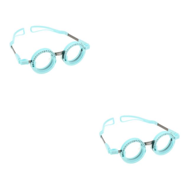 maskred Adult Optical Trial Lens Frame Eyeglasses Optometry Optician Tool Optic Blue 62mm 2Set