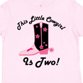 thumbnail image 4 of Inktastic 2nd Birthday Little Cowgirl 2 Year Old Girls Toddler T-Shirt, 4 of 5