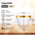 thumbnail image 2 of 100 Vasos Desechables Elegantes Plástico De 9 Oz Para Fiesta Berry Hip CUPDO9, 2 of 5