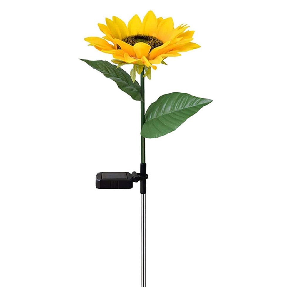 Sunflowers Solar Light Solar Powered Sunflowers Decorative Lighting for