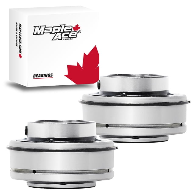 MAPLE ACE SER207-20 Insert Bearing 1-1/4" Bore w/Set Screws and Snap Ring
