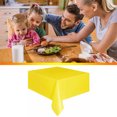 thumbnail image 3 of Disposable Tablecloth Home Hotel Restaurant cover disposable tablecloth Single Use Decorative Solid Color Heat Insulation Table Cover, Yellow, 3 of 8
