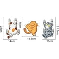 thumbnail image 5 of Car Stickers Funny Cat, 3D Cartoon Animal Cat Kitten Stickers DIY Car Tuning Stickers Cat Window Stickers Waterproof PVC Cat Stickers Kitten Wall Stic, 5 of 5