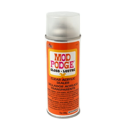 acrylic sealer clear podge mod gloss aerosol seal paint oz spray 12oz glass plaid craft plaidonline