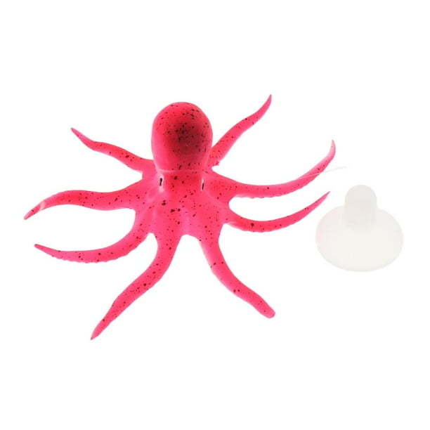 Simulación de Animales Yinane para Acuarios Decoración artificial rojo