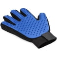 thumbnail image 2 of Pet Grooming Glove - Cat Gloves for Grooming - Enhanced Five Finger Design - for Cats, Dogs and Horses - Long & Short Fur - Gentle De-Shedding Brush - Your Pet Will Love It (Right-A), 2 of 5