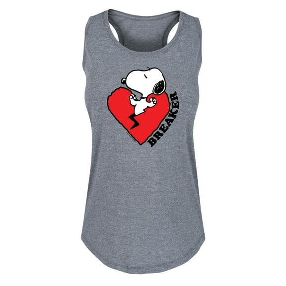Peanuts - Heart Breaker - Women's Racerback Tank