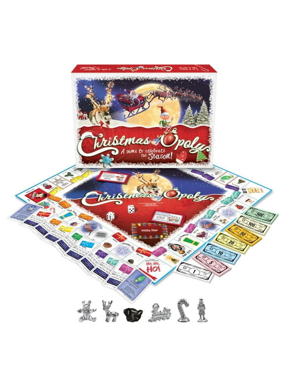 Late for the Sky Christmas-Opoly Board Game