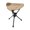 Khaki, variant on Folding Tripod Camping Stool 360 Degree Rotating Portable Outdoor Seat for Fishing Hiking Beach