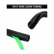 Kable Kontrol Corrugated Split Wire Loom Tubing - 3/8 Inside Diameter - 250' Length - Black