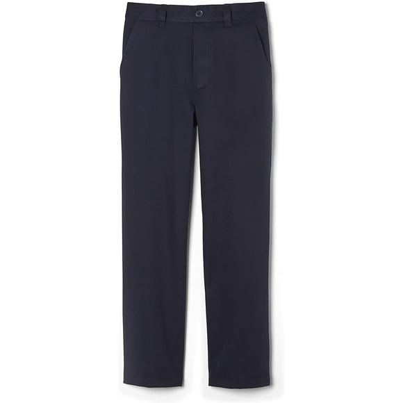 French Toast Pantalon d'Uniforme Scolaire Décontracté pour Garçons, Husky Standard, Marine, 12