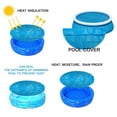 thumbnail image 3 of 1PC Solar Cover for Swimming Pool Heat Insulation Round Kids Pool Cover Blue Diameter 2.90M, 3 of 8