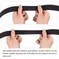 thumbnail image 3 of Banda Elástica Doble-Cara Unique Bargains 1' Plano 4 Yarda 1 Rollo Oscuro Marrón para Costura Cinturilla, 3 of 6