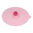 thumbnail image 3 of Tapa de taza de silicona resistente al calor, gran dureza, práctica y a prueba de polvo, color rosa, 3 of 14