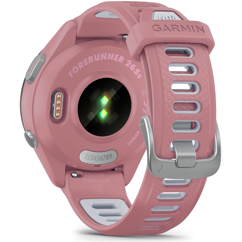 Garmin 010-02810-05 Forerunner 265S GPS Smartwatch Light Pink/Whitestone | Official USA Partner Model | Bundle with 2 YR CPS Enhanced Protection Pack