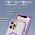 thumbnail image 5 of CASEFIV for iPhone 13 Pro Case with Magnetic Invisible Stand [Compatible with MagSafe] Built-in Screen Protector Military Drop Protection Shockproof Slim Translucent Case Cover, Purple, 5 of 7