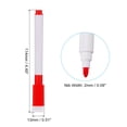 thumbnail image 2 of Unique Bargains Marqueurs Effaçables à Sec avec Capuchon Effaceur, Pointe Fine, Rouge, 100 Unités, 2 of 7