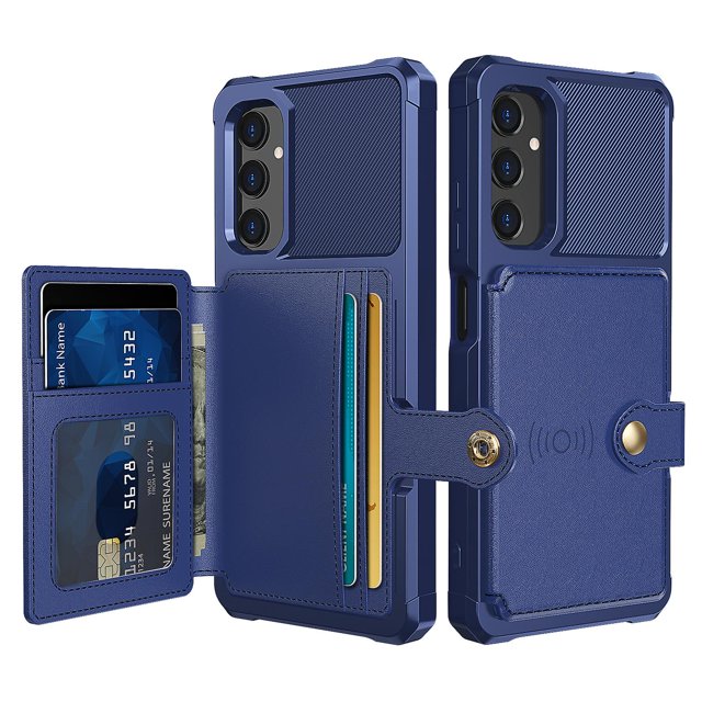 Para Samsung Galaxy A05s 4G Funda para teléfono PU + TPU Contraportada con tarjetero