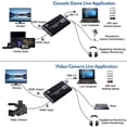 thumbnail image 3 of Capture and Stream Video Recorder Grabber, HDMI To USB 3.0 4K Video Capturer 1080P 60HZ  for Game Recording, Live Streaming Broadcasting, 3 of 11