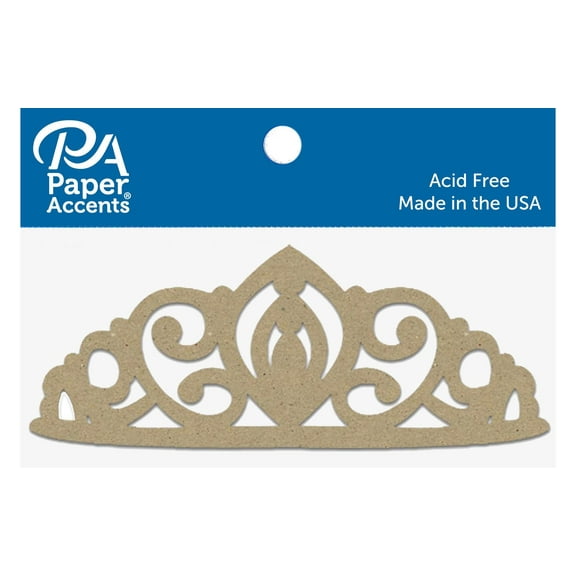 Chip Shape 8pc Tiara Natural