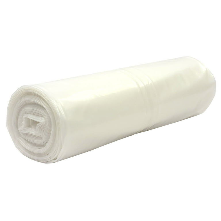 Heavy Duty Clear Polythene Sheeting Rolls, 1000 Gauge