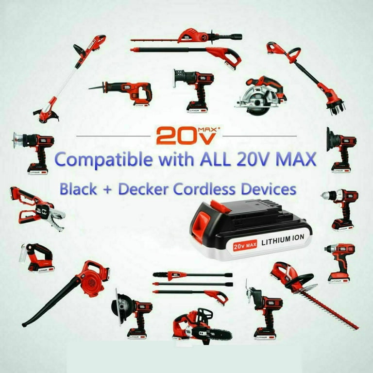 New Battery for Black Decker BDCDMT120 ASL186K ASL188K ASL188KB