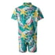 thumbnail image 5 of Sunloudy - Conjunto de camisa de manga corta con botones y pantalones cortos de playa para hombre Sunloudy moda, 5 of 9