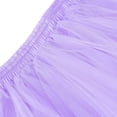 thumbnail image 4 of Women Gothic Tulle Skirt Classic Elastic Short Tutu Skirts Light Purple XXS, 4 of 4