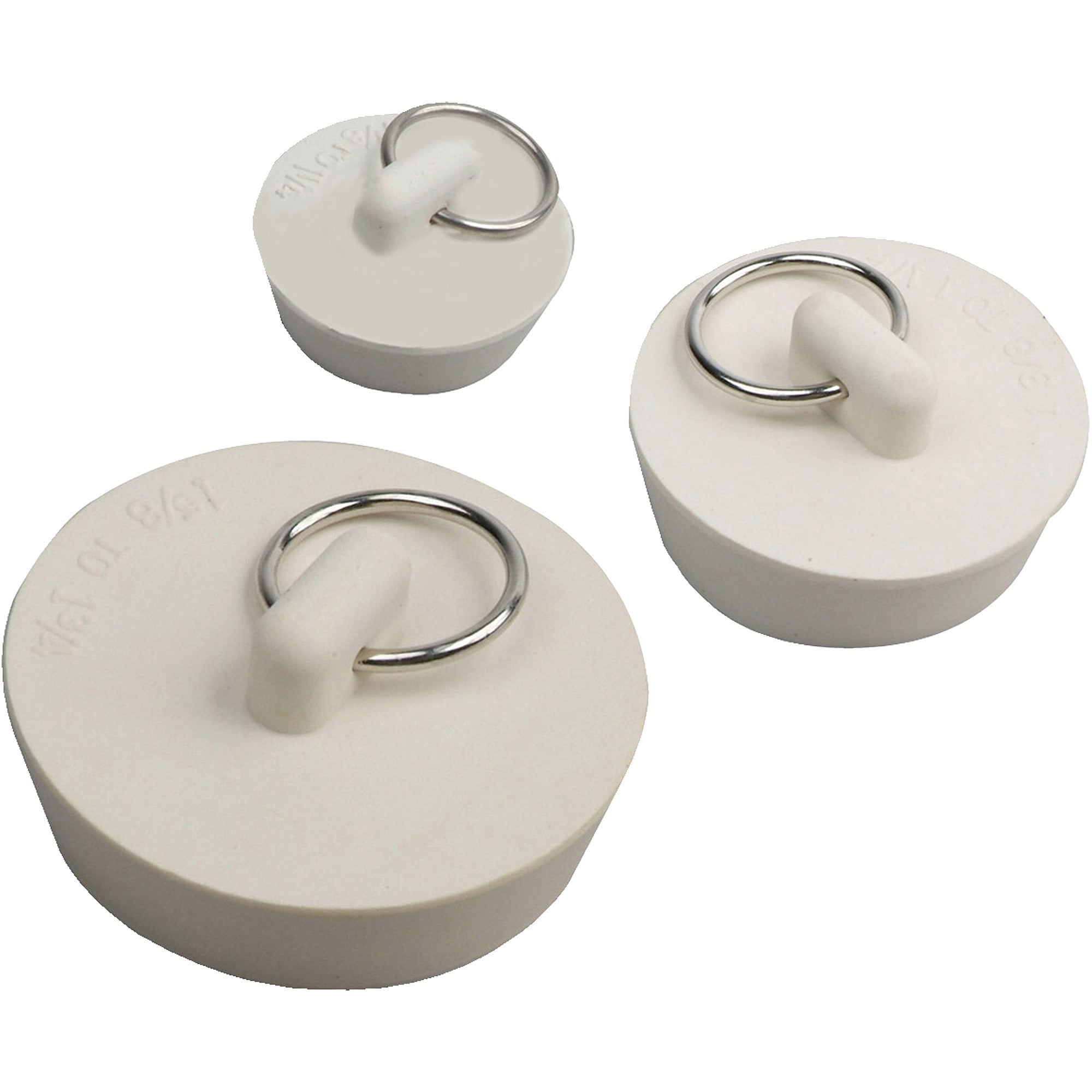 Rless Assorted Rubber Sink Stoppers, 1 2 Inch Bathtub Drain