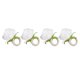 thumbnail image 2 of Anillo Para Servilletas De Flores Anillo Para Servilletas 4 Unidades Almacenamiento Limpio De Plástico Para Bodas ANGGREK Otros, 2 of 8
