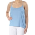 thumbnail image 3 of Rachel Roy Womens Layered Look Knit Blouse, Blue, Small, 3 of 4
