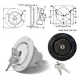 thumbnail image 3 of xinxixnxx Convenient Efficient Reliable Water Inlet Filler For Camping Trailer Gravity white 1Set, 3 of 6