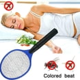 thumbnail image 3 of Electric Handheld Cordless Mosquito Racket Fly Insect Swatter Killer Zapper Yellow ABS, Plastic, 3 of 8